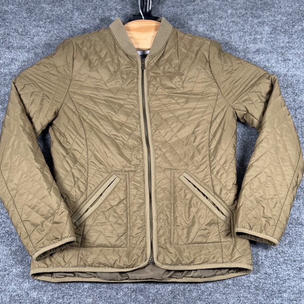 Retro Old Navy XS Quilted Bomber Jacket Chevron Zip Up‎ Lightweight Outerwear